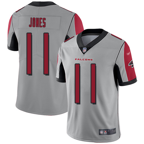Atlanta Falcons Limited Silver Men Julio Jones Jersey NFL Football #11 Inverted Legend->atlanta falcons->NFL Jersey